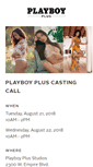 Mobile Screenshot of playboycastings.com